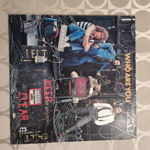 The Who vinyl records used, Tommy, Live at Leeds, Who are you, Who's next
