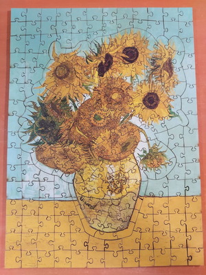 Trefl The Sunflowers 200-piece wooden puzzle