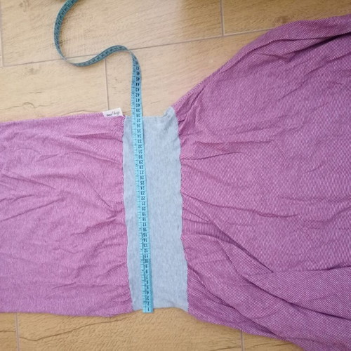 DKNY dress new, cotton, size M, red and gray