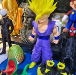 Gohan Super Saiyan 2 3D εκτυπωμένη φιγούρα, καινούργιο, ζωγραφισμένο στο χέρι