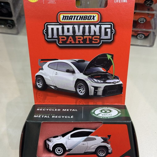 Matchbox Moving Parts 2024 Toyota Yaris GR Rally2 die-cast model new, sealed