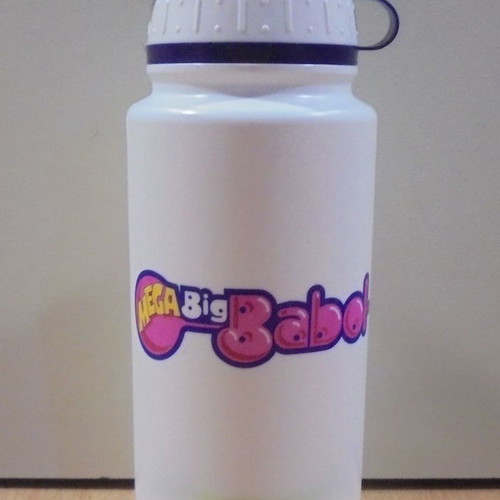 Big Babol old promotional plastic bottle with spout used