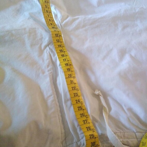 Colonial men's summer pants used, white, 100% cotton