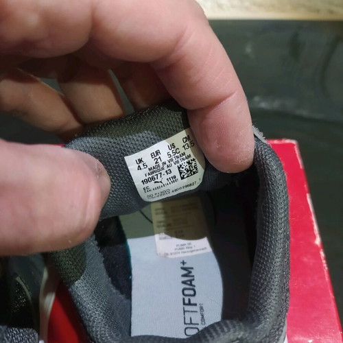Puma gray size 21 like new, in box