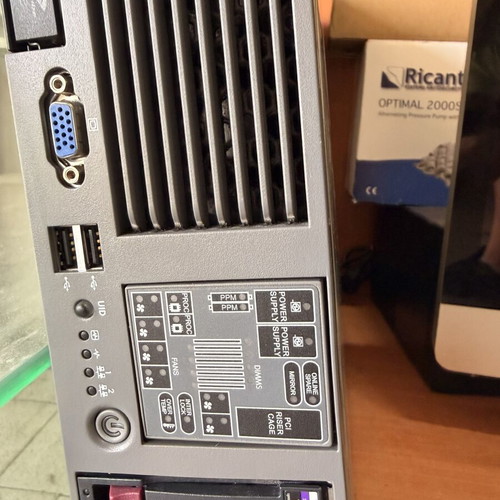 HP ProLiant DL380 G5 server used, Xeon Quad, 32GB RAM, 8x146GB SAS