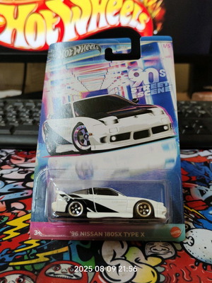 Hot Wheels '96 Nissan 180SX Type X new
