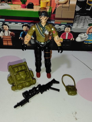 G.I.JOE Tunnel Rat (v1) 1987 Hasbro used figure with accessories