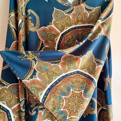 Retro mini dress like new, one size, with bell sleeves