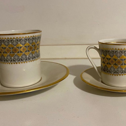 Vintage Scherzer Bavaria Germany coffee and tea set 25 pieces like new