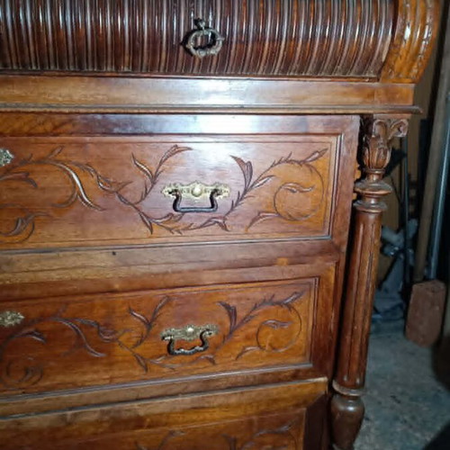 Vintage dresser like new with marble top 118x63 cm
