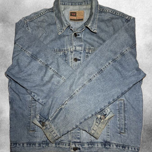 Diesel Denim Jacket like new, light blue vintage wash, classic fit