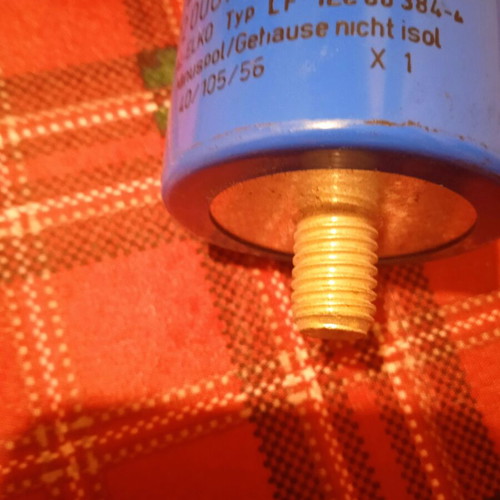 Electrolytic Capacitor AL-ELKO 22000mF Type LF Like New