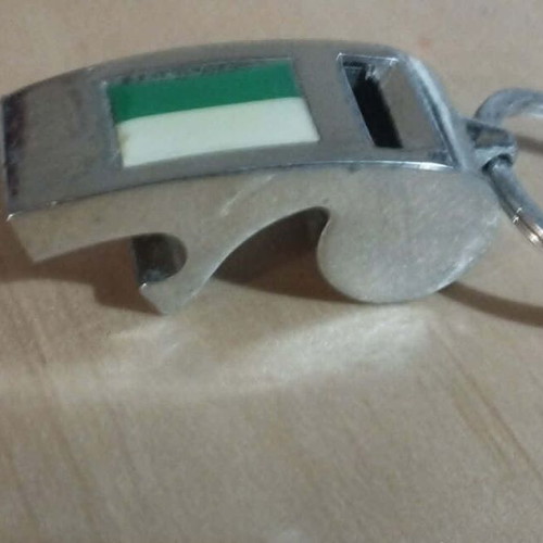 Whistle and bottle opener Panathinaikos keychain used, excellent condition