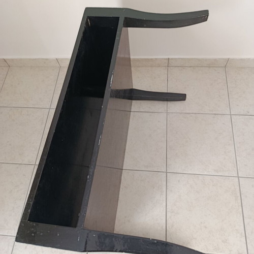 Wooden coffee table used, vintage style