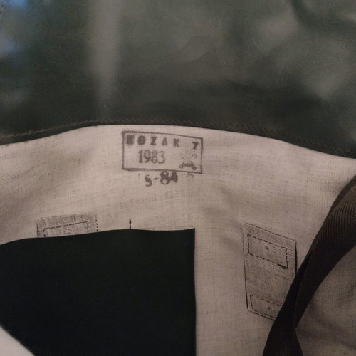 Czech Army Bag 1983 used vintage