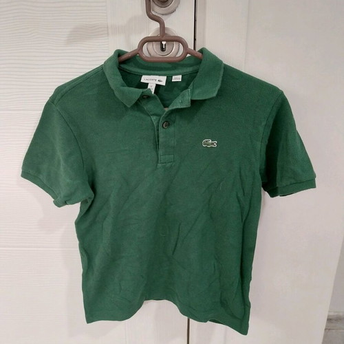 Lacoste green polo t-shirt boy's size 12 used