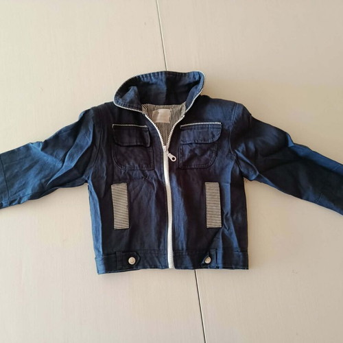 Bebe Lous baby jacket like new, made in Greece, navy blue