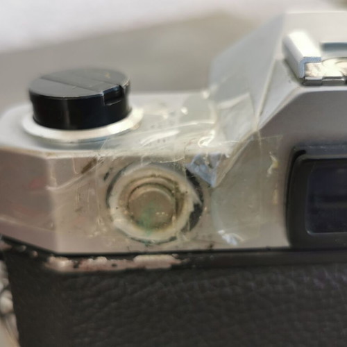 Yashica TL-Electro camera used with Auto Sears Secor 55mm f1.8 lens