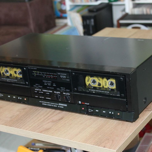 Sony TC-W300 Dual Cassette Player like new