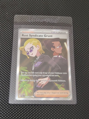 Rust Syndicate Grunt Pokemon card like new