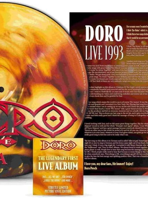Doro Live 2026 Limited Edition Picture Disc Vinyl LP