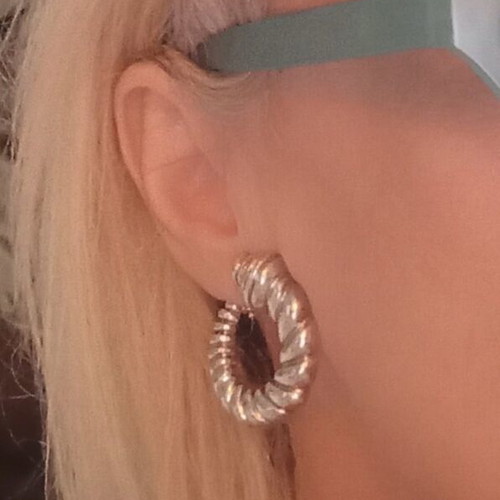 Zolotas silver earrings 950 like new with clips and studs option