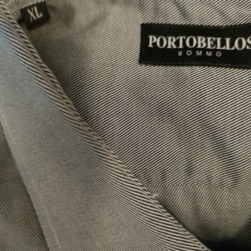 Portobello shirt XL used, 100% cotton, grey-black
