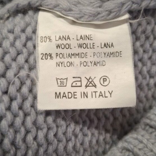 Murphy & Nye Sailwear wool cardigan XL like new, light blue