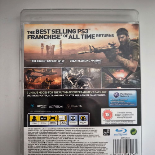 Call of Duty Black Ops 1 PS3 game like new