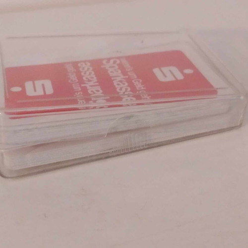 Sparkasse German playing cards like new