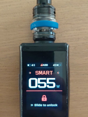 Geek Vape T200 Aegis Touch Black Box Mod Kit 5.5ml μεταχειρισμένο