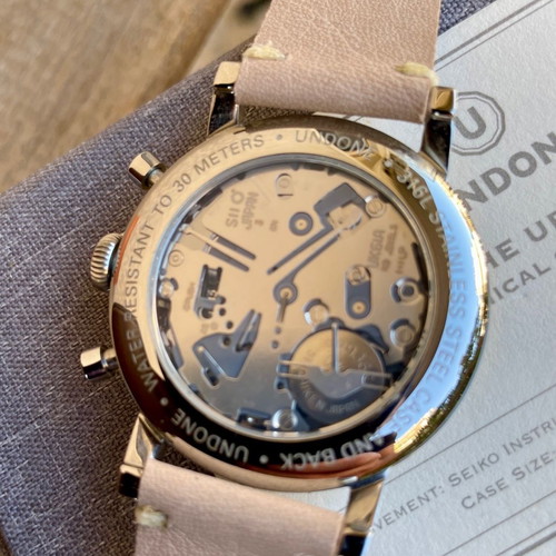 Undone The Urban Chronograph like new, black
