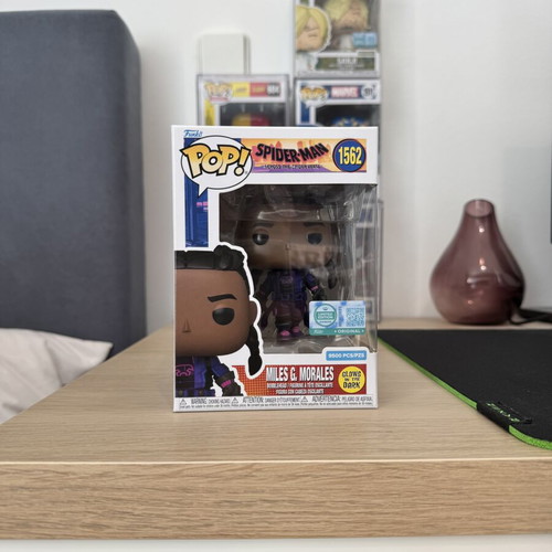 Funko Pop! Spider-Man Across the Spiderverse Miles G. Morales #1562 Limited Edition 9500 pcs GITD