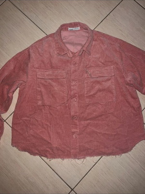 Pull&Bear pink velvet jacket like new