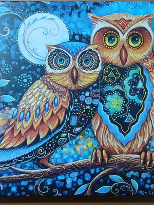 Cherry Pazzi Moonlit Moments puzzle 2000 pieces used
