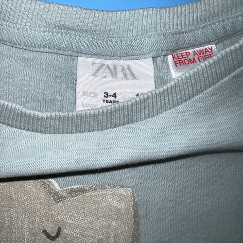 Zara T-shirt for boy 3-4 years like new