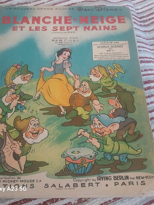 Snow White and the Seven Dwarfs used rare 1938 edition