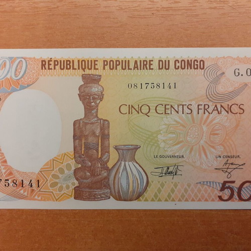 Congo 500 Francs 01.01.1991 new