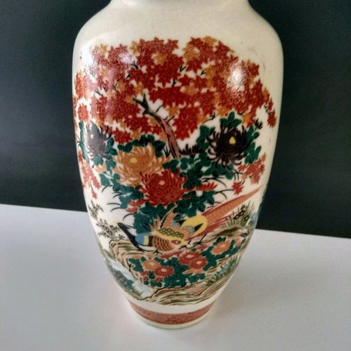 Japanese Satsuma Vase Height 31 cm