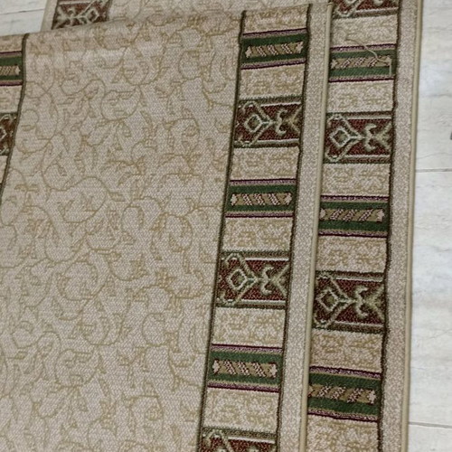 Wool rug runner 0.80x2.60 new in earth tones