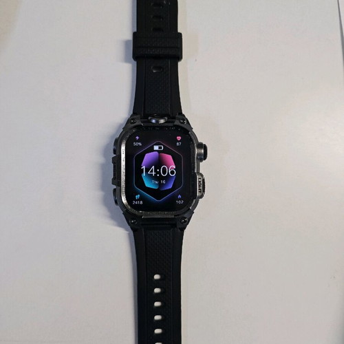 Smartwatch new with led flashlight, Bluetooth call and heart rate monitor