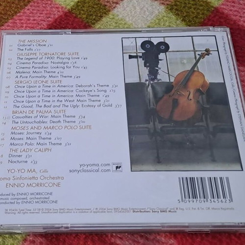 Yo-Yo Ma Plays Ennio Morricone CD like new with box now