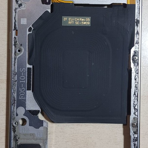 Middle frame Samsung Galaxy S6 SM-G920F used silver
