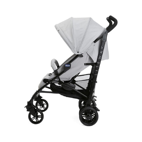 Chicco Lite Way 4 Complete stroller like new, gray