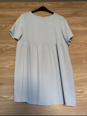 Shein dress with short sleeves like new, size M, turquoise