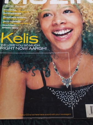 Muzik περιοδικό Kelis Απρίλιος 2000 μεταχειρισμένο τεύχος #59