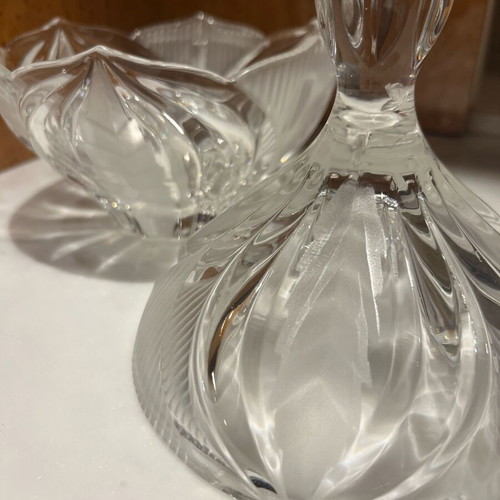 Crystal fondue pot like new with timeless design