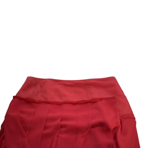 Victoria Beckham coral pleated maxi skirt like new, FR 38
