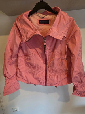 Trussardi lightweight waterproof short jacket like new pink