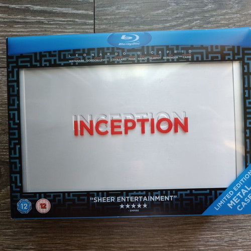 Inception Limited Briefcase Edition Blu-ray like new with Greek subtitles